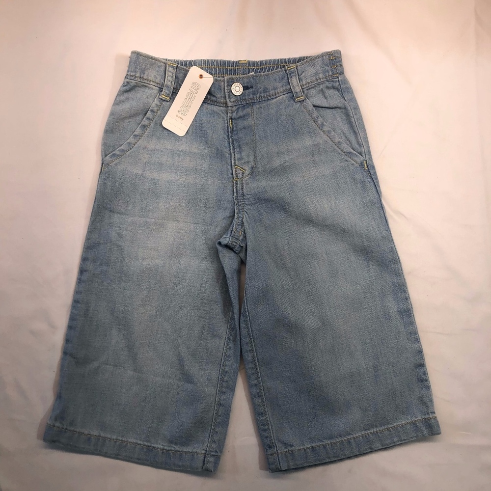 Gymboree Baby Wide Leg Light Wash Girl Jeans